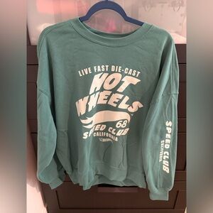 Hot Wheels oversized crew neck sweatshirt